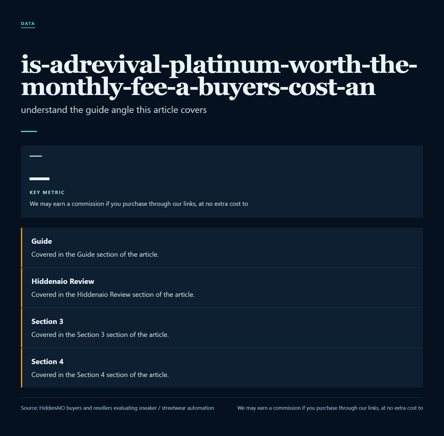 Infographic summarising key points from "Is AdRevival Platinum Worth $2,499/Month? A Buyer's Cost Analysis"